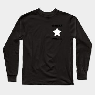 Karma Police, white star Long Sleeve T-Shirt